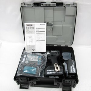 【未使用品】makita マキタ 充電式インパクトドライバ TD173DRGXB ブラック 18V 6.0Ah 835113982 1123