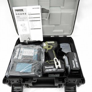 【未使用品】makita マキタ 充電式インパクトドライバ TD173DRGXO オリーブ 18V 6.0Ah 835113017 1123