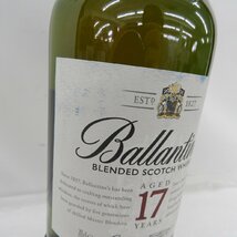 【未開栓】Ballantine's バランタイン 17年 ブレンデッドスコッチ ウイスキー 700ml 40% 11417207 1123_画像3