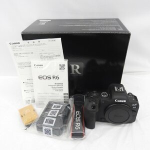 【美品】Canon キャノン ミラーレス一眼レフカメラ EOS R6 ボディ 11427884 1201