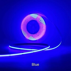 LED COBラインテープ 12V 青色発光 Blue 2メートル LED's384/m点灯確認済み　最小カットサイズ41.66ミリ