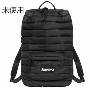 未開封 22fw Supreme Puffer Backpack Black タグ、ステッカー付 Supreme Online 購入 シュプリーム バックパック リュック ブラック