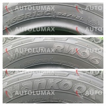 165R13 94/92 LT Hankook Winter RW06 新品 スタッドレスタイヤ 4本セット 2022年製 ハンコック N2074._画像3