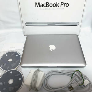 Apple MacBook Pro 13.3inch A1278 Corei5 2.3GHz/8GB/320GB 箱 ACアダプタ 外部モニターケーブル インストールDVD アプリケーションDVD