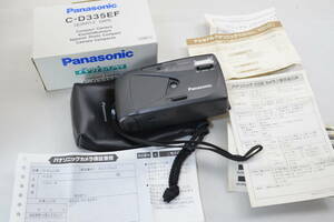 【ecoま】Panasonic C-D 335 EF 元箱付き コンパクトフィルムカメラ