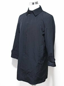 SANYO COAT サンヨーコート ゴアテックス 中綿キルティングライナー付 隠しボタン ステンカラーコート 黒 S