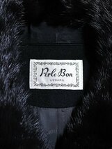 Perle Bon パールボン カシミヤ100％ ミンクファー フォーマル ロングコート 13_画像3