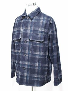 未使用品 UNIQLO ユニクロ チェック ウール ハーフコート XL