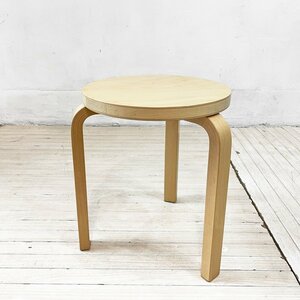 ★ アルテック artek スツール60 Stool60 3本脚 バーチ材 ナチュラル アルヴァ・アアルト Alvar Aalto 北欧家具 B