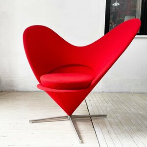 ★ ヴィトラ vitra ハートコーンチェア Heart Cone Chair レッド ヴェルナー・パントン Verner Panton ラウンジチェア 回転椅子