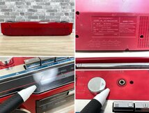 ● サンヨー SANYO ポータブル ラジカセ MR-WU4 MKⅡ メタルテーブ対応 レアカラー赤 クリーニング＆整備・簡易稼働済み 80's_画像8