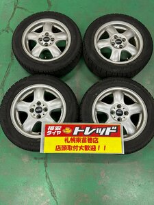 バリ溝！！ 『札幌東苗穂店』 中古 MINI純正 ホイール + 中古スノータイヤ 4本セット 15インチ ナンカン AW-1 175/65R15