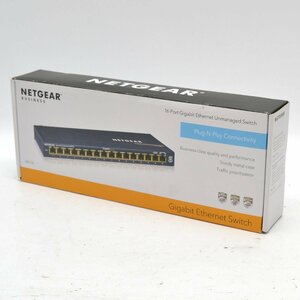 NETGEAR ネットギア ギガビット 16ポート アンマネージ スイッチングハブ GS116-200JPS [S206846]
