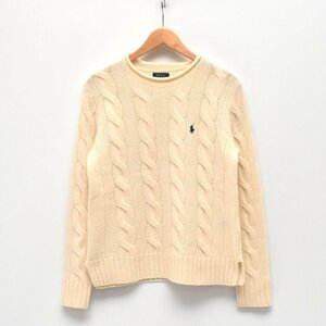 POLO RALPH LAUREN ポロラルフローレン 毛 ウール カシミヤ ニット セーター [S106708]