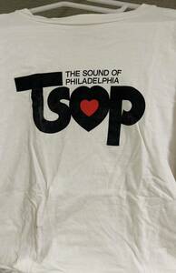 THE SOUND OF PHILADELPHIA レーベル Tシャツ XLサイズ 白 TSOP 【ディスクユニオン 新宿ソウル/ブルース館 限定ノベルティ】