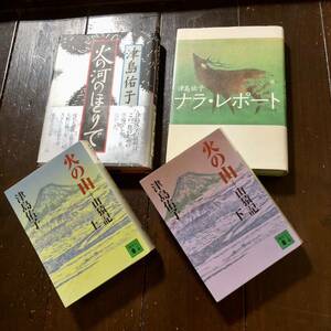 谷崎潤一郎賞 野間文芸賞 芸術選奨 紫式部賞 津島佑子/火の山 山猿記 ナラ レポート 火の河のほとりで★文学 精神 心理 情緒 歴史 太宰治