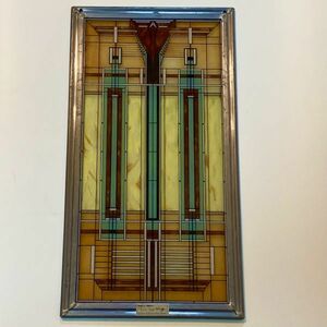 グラスマスターズ社　Frank Lloyd Wright　フランク・ロイド・ライト　「ブラッドリー邸の天窓」　ステンドグラス　ステンドガラス