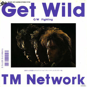 ◆EP◆TM Network（小室哲哉、他）「Get Wild / Fighting」Epic 07・5H-347【7インチシングルレコード】ゆうパケ発送４点まで同梱可