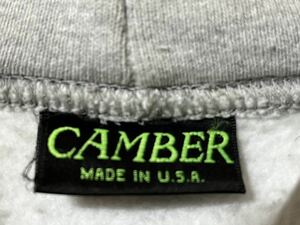 ●CAMBER●232●CROSS KNIT PULL OVER HOODED●GRAY●