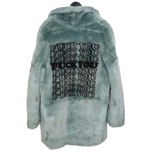 シュプリーム×ヒステリックグラマー SUPREME×HYSTERIC GLAMOUR Fuck You Faux Fur Coat フェイクファーコート 2017AW 8066000224817_画像1