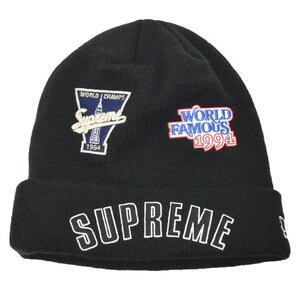 シュプリーム×ニューエラ SUPREME×NEW ERA　 Championship Beanie ニットキャップ 2019AW 商品番号：8066000224824