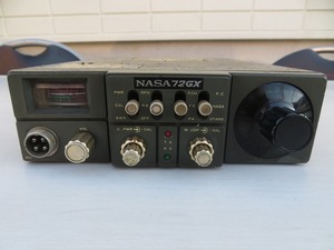 G☆NASA 72DX HR トランシーバー　ハリケーン DC　12.5～13.8volt 高級　希少？◎動作品