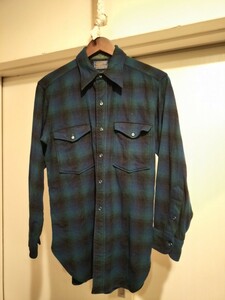 【PENDLETON】ペンドルトン　ウールシャツ　シャドウチェック