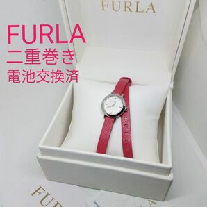 ★■ FURLA 二重巻き レディース 腕時計 電池交換済