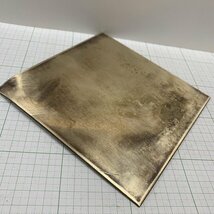 真鍮端材　真鍮板　160×160×2mm　DIY・工作・素材・金属【レターパックライト370円】《307》_画像4