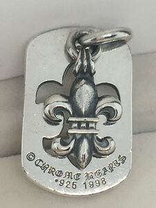 CHROME HEARTS(クロムハーツ) ドッグタグ ペンダント カットアウトフレア BSフレア 1998 SV925