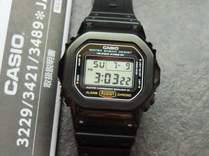  Casio /CASIO*G-SHOCK/G амортизаторы #DW-5600# стандартный квадратное [ black metallic ru] custom внутренний модель * часы корпус имеется * бесплатная доставка по всей стране 