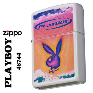 zippo(ジッポーライター) PLAYBOY プレイボーイ　ホワイトマット　2023秋冬モデル 48744【ネコポス可】