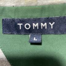 G-3　TOMMY/トミーヒルフィガー　サイズ L！　60/40（ナイロン・コットン）クロス ジップパーカーJKT（裏スェット）_画像6