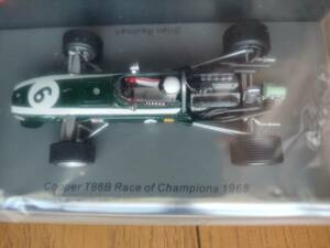 スパークモデル 1/43 クーパー T86B #6 レースオブチャンピオン 1968 B.レッドマン　Spark　Cooper　BrianRedman　未開封　暗所保管