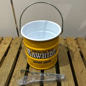 未使用 RAWHIDE ドラム缶型 ホーロー アイスペール ビンテージ！