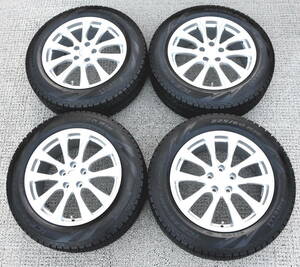 SUV PIRELLI ICE ASIMMETRICO 225/60R18 + WEDS JOKER TOYOTA ホイル ピレリ スタッドレス 21年 RAV4 ハリアー レクサス NX RX 114.3 