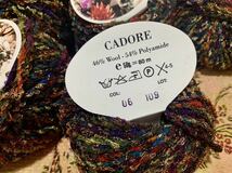 Linea Vogue CADORE 6玉セット　輸入毛糸　ファンシーヤーン　変わり糸　インポート毛糸_画像4