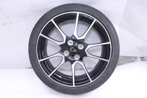 30-2206★純正★NHP10 アクア G's タイヤホイールセット1本 2021年製 195/45R17 81W 17×6.5J 4穴 PCD 100 +41 トヨタ (DM)