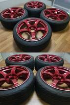 【希少】18インチ 9J +25 PCD114.3 ADVAN Racing TC-4 ランエボ NISMO GT-R BNR R33 R34 Z32 Z33 Z34 S14 S15 V35 V36 R6 RZ GT RS TC RG_画像6