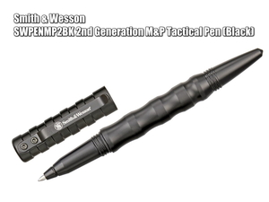 【タクティカルペン】Smith & Wesson（スミスアンドウェッソン）SWPENMP2BK 2nd Generation M&P Tactical Pen (Black) （新品）