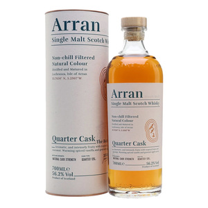 ウイスキー スコッチ アイランズ シングルモルト アラン クオーターカスク 56.2度 700ml 箱入り Arran