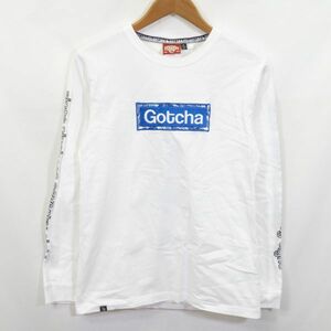 GOTCHA ボックスロゴ ロンTシャツ sizeM/ガッチャ　dt05 1102