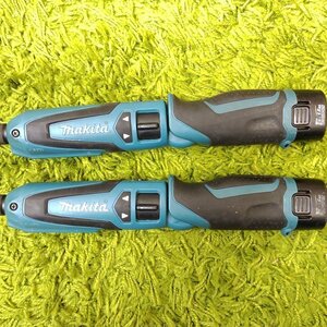 中古品 ★ マキタ 7.2V充電式ペンインパクトドライバ TD021D 本体+バッテリー 2個セット ★ makita