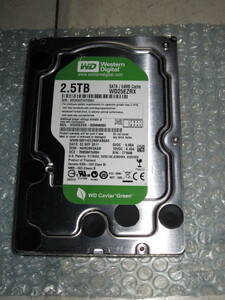 WD Western Digital Caviar Green 2.5TB SATA/64MB Cashe WD25EZRX (注意 44002H)