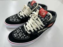 送料込 VANS バンス × MOONEYES Half Cab US10.5 28.5cm スニーカー ムーンアイズ 美中古品_画像1