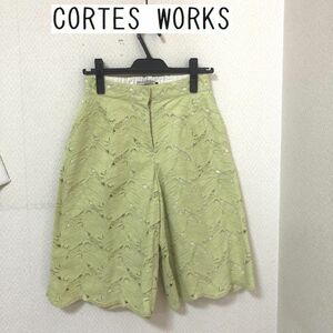 CORTES WORKS（コルテスワークス）レース レディース ハーフパンツ ピスタチオグリーン 春 秋