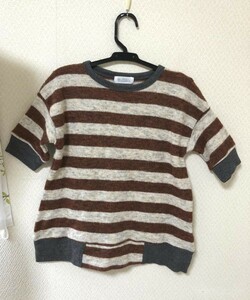  marquee z child clothes Kids knitted sweater border 110 man and woman use 