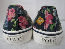 POLO RALPH LAUREN　MYTTON-NE（ポロラルフローレン）　スリッポンシューズ　　紺花柄　　US8 (約26㎝）　ok2311A_画像4