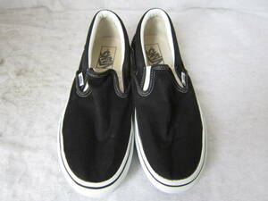 VANS SLIP ON（バンズ スリッポン）（V98CLA）　黒キャンバス　　24.5㎝ US6H　　ok2311C