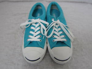 CONVERSE JACK PURCELL LOOPPILE（コンバース ジャックパーセル ループパイル）(1CL672)　ターコイズ　　23㎝　US4　　　着用少　　ok2311D